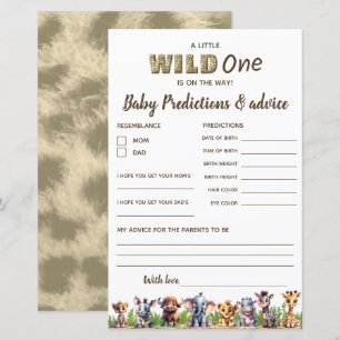 Safari Voorspellingen/Advies Baby shower Budget Ka