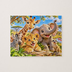 Safari Vrienden Legpuzzel