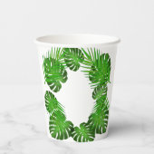 Safari vrienden tijger giraffe zebra aap olifant papieren bekers (Achterkant)