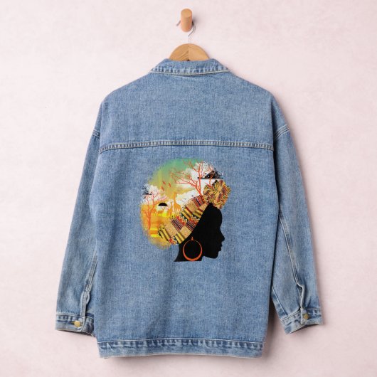Safari Vrouwen Raglan Denim Jacket (Hangar)