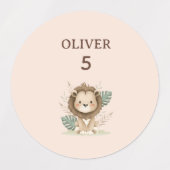 Safari Waterdichte Labels, Oliver's Naamlabels  Labels (Design 2)