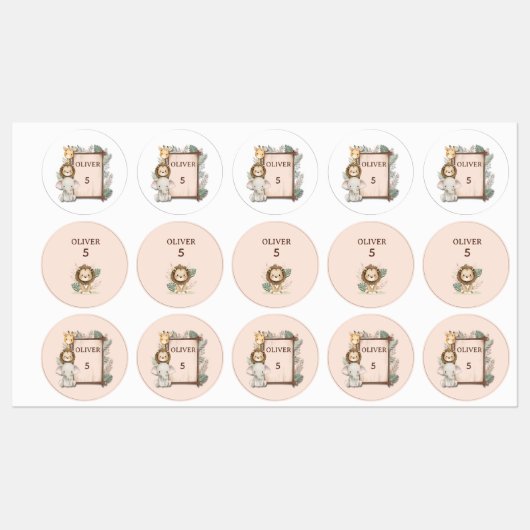 Safari Waterdichte Labels, Oliver's Naamlabels  Labels (Vel)