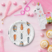Safari Waterverf Bugs Pattern Papieren Bordje (Feest)