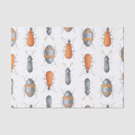 Safari Waterverf Bugs Pattern Tissuepapier