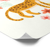 Safari Welkomstbord, Oerwoud Safari Party Decor Poster (Hoek)