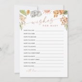 SAFARI Wensen voor Baby Advice Kaart (Voorkant)