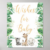 Safari-wensen voor oerwouden Poster (Voorkant)