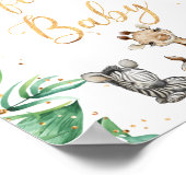 Safari-wensen voor oerwouden voor Baby Poster (Hoek)