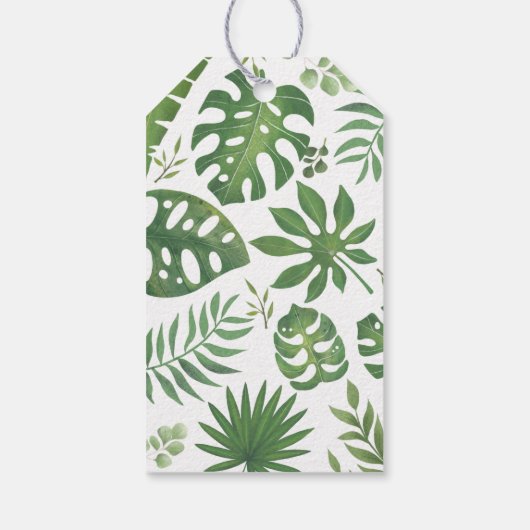 Safari Wild 1 of 2 wild Birthday Oerwoud Favor Cadeaulabel (Achterkant)