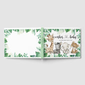 Safari Wild Animals Baby shower Gastenboek (Volledig)