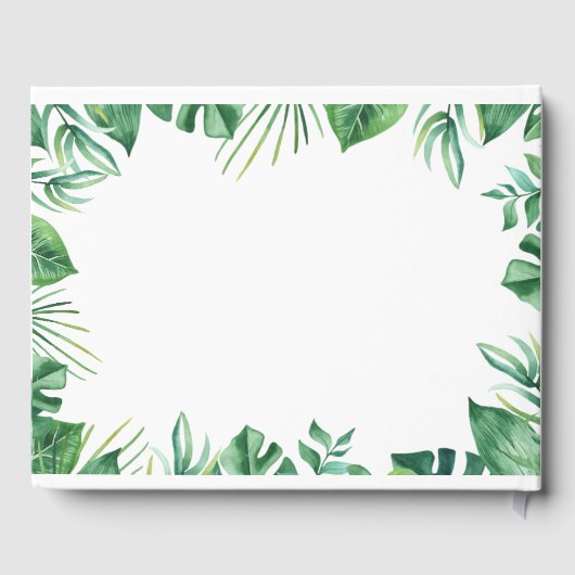 Safari Wild Animals Baby shower Gastenboek (Achterkant)