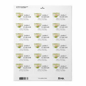 Safari Wild Baby Animals wearing face masks Etiket (Full Sheet)