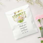 Safari Wild Baby Dieren Baby shower Bedankzakje (Gezegeld)