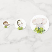 Safari Wild Baby Dieren Baby shower Confetti (Voorkanten)