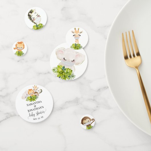 Safari Wild Baby Dieren Baby shower Confetti (Groep)