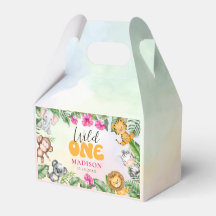 Safari Wild Een 1e Meisje Verjaardag