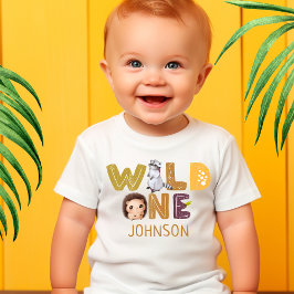 Safari Wild Een Dier Oerwoud Foto 1e Verjaardag