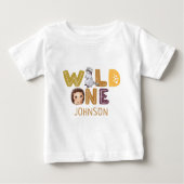 Safari Wild Een Dier Oerwoud Foto 1e Verjaardag (Voorkant)