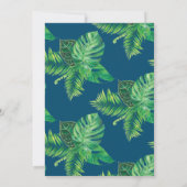 Safari Wild Een Dier Oerwoud Foto 1e Verjaardag Kaart (Achterkant)