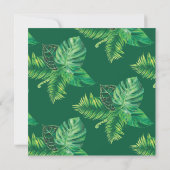 Safari Wild Een Dier Oerwoud Foto 1e Verjaardag Kaart (Achterkant)