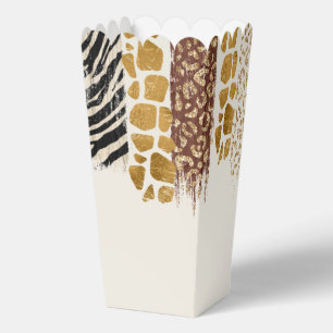 Safari Wild een dier prints verjaardag Bedankdoosjes