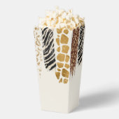 Safari Wild een dier prints verjaardag Bedankdoosjes (Popped)