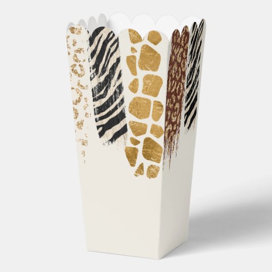 Safari Wild een dier prints verjaardag Bedankdoosjes (Voorkant)