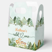 Safari Wild Eén eerste verjaardag Bedankdoosjes (Geopend)