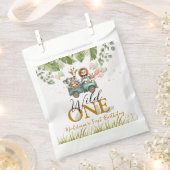 Safari Wild Een Eerste Verjaardag Bedankzakje (Geknipt)