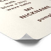 Safari Wild een verjaardag foto Milestone Poster (Hoek)