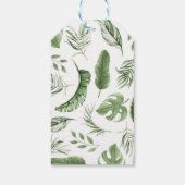 Safari Wild Een verjaardagsfeestje Dank je Label Cadeaulabel (Achterkant)