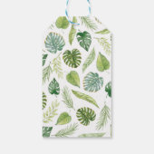 Safari Wild Een verjaardagsfeestje Dank je Label Cadeaulabel (Achterkant)