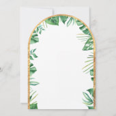 Safari Wild Het is een Jongen Baby shower Uitnodig Kaart (Achterkant)