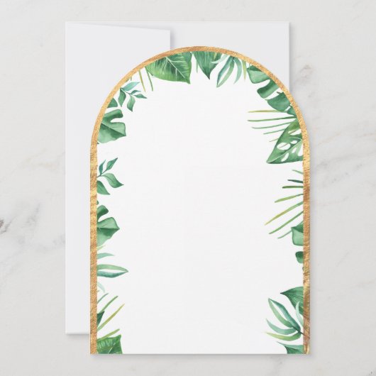 Safari Wild Het is een Jongen Baby shower Uitnodig Kaart (Achterkant)