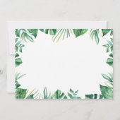 Safari Wild Het is een Jongen Baby shower Uitnodig Kaart (Achterkant)