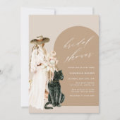 Safari Wild Leopard Boho Lady Vrijgezellenfeest Kaart (Voorkant)