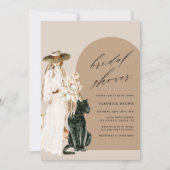 Safari Wild Leopard Boho Lady Vrijgezellenfeest Kaart (Voorkant)