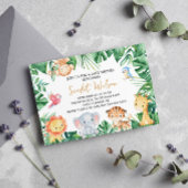 Safari Wild Oh Baby! Baby shower Uitnodiging