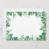 Safari Wild Oh Baby! Baby shower Uitnodiging (Achterkant)