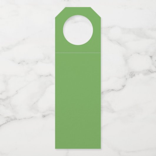 Safari Wild One 1st Birthday Cute Kawaii Custom Flessenhanger (Achterkant)