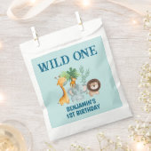 Safari Wild One 1st Birthday Party  Bedankzakje (Geknipt)