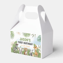 Safari Wild One 1st Boy Verjaardag