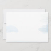 Safari Wild One 1st Boy Verjaardagsfoto Bedankkaart (Achterkant)