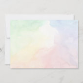 Safari Wild One 1st Girl Verjaardagsfoto Bedankkaart (Achterkant)