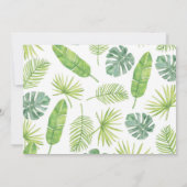 Safari Wild One Animals Birthday Party Photo Bedankkaart (Achterkant)