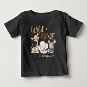 Safari Wild One Baby Animals 1e verjaardag