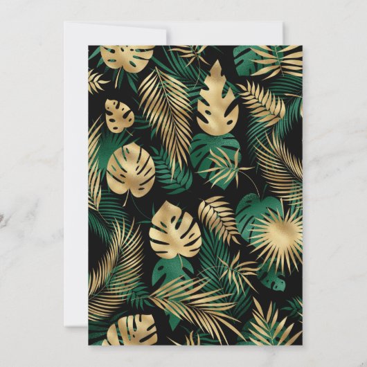 Safari Wild One Baby shower Invitation (Achterkant)