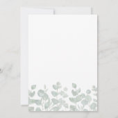 Safari Wild One-Baby shower Kaart (Achterkant)