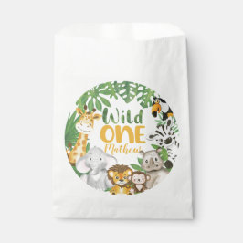 Safari Wild ONE babydieren oerwoud Bedankzakje