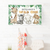 Safari Wild One Birthday Banner (Insitu)